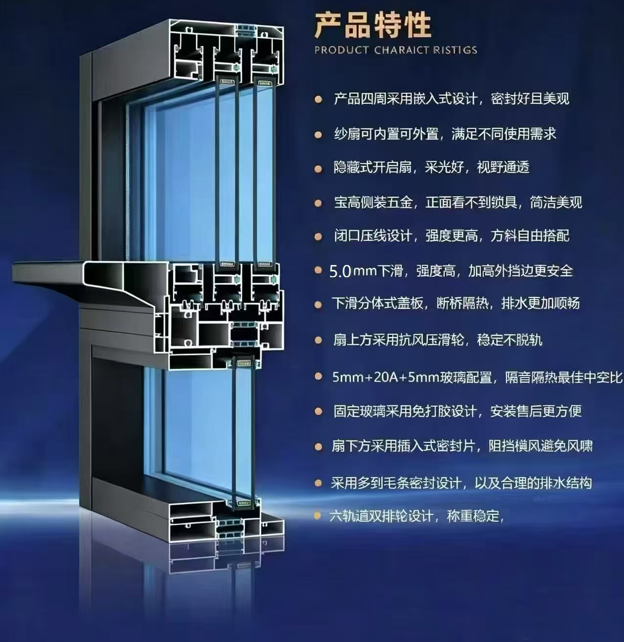 150 观景推拉窗